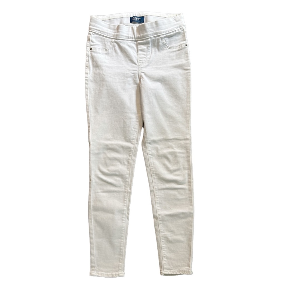 Old Navy Rockstar Jeggings Mid-Ries White Size 2